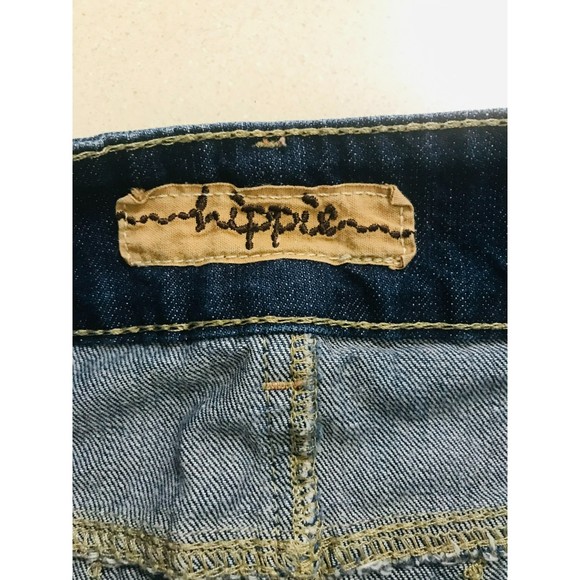 Hippie Women's Raw Hem Denim Mini Pencil Skirt, Size 29 - Picture 2 of 4
